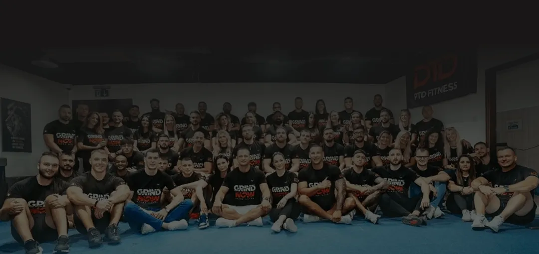 The PTD Fitness coaching team in PTD shirts